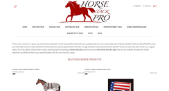 Desktop Screenshot of horsetackpro.com
